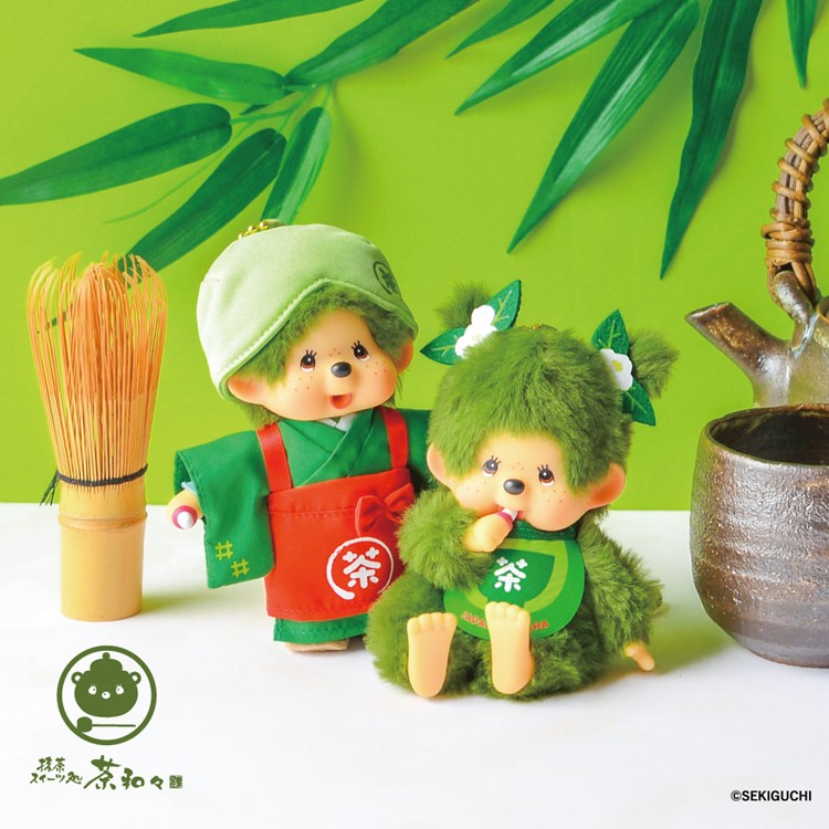 希少極美品✨モンチッチ　コレクション　限定　京都　お抹茶　カフェ　セキグチ 本日6/26(金)より、『抹茶スイーツ処 茶和々』とモンチッチの